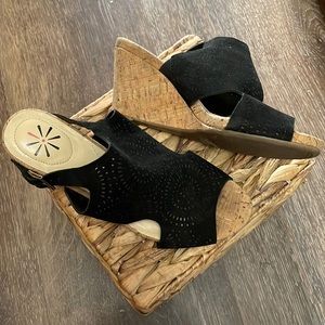 Gently used wedge shoes